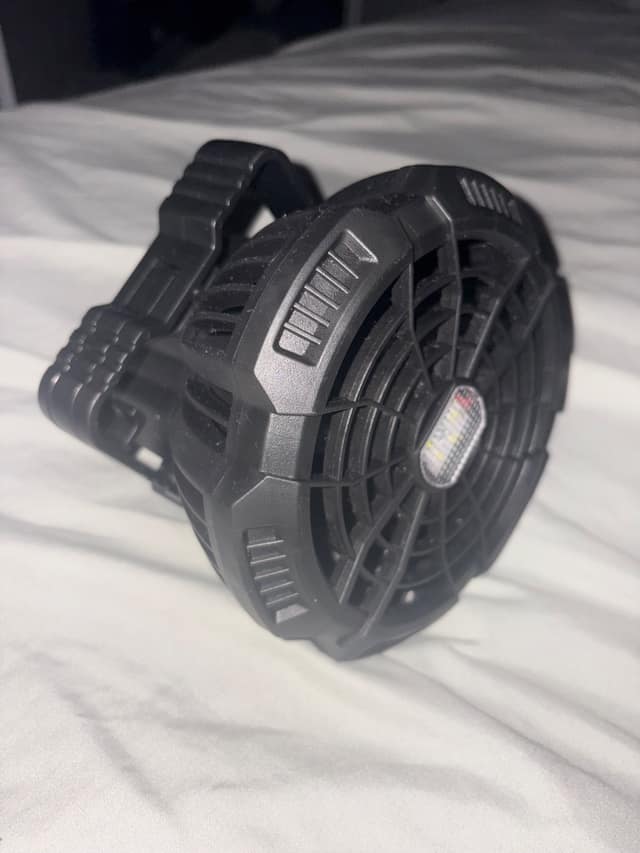 Portable fan and light